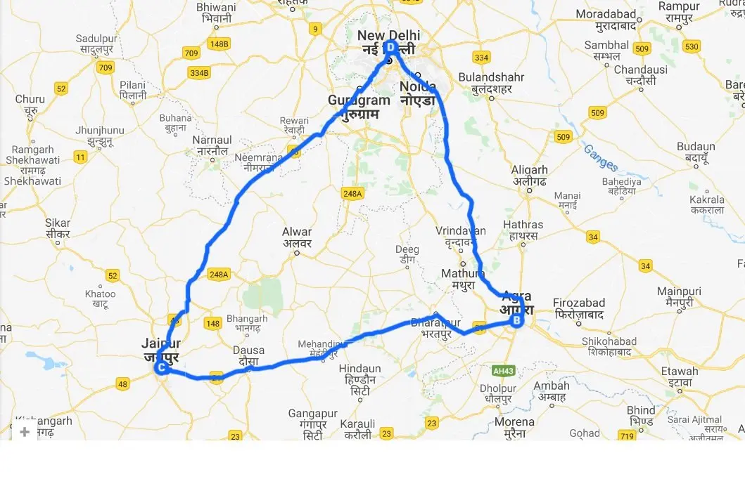 golden triangle tours India