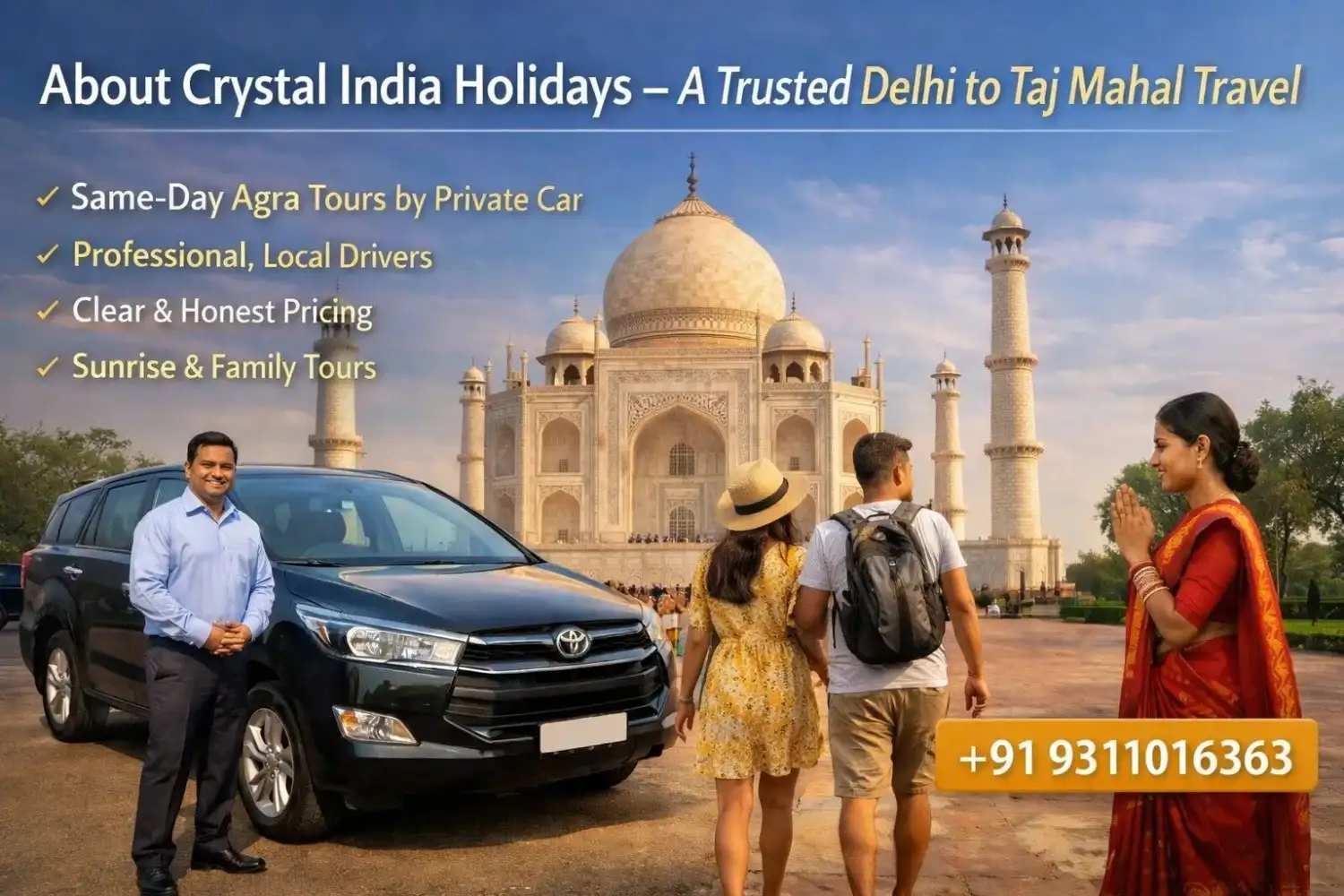 Agra Cantt to Taj Mahal Distance and Cab Charges