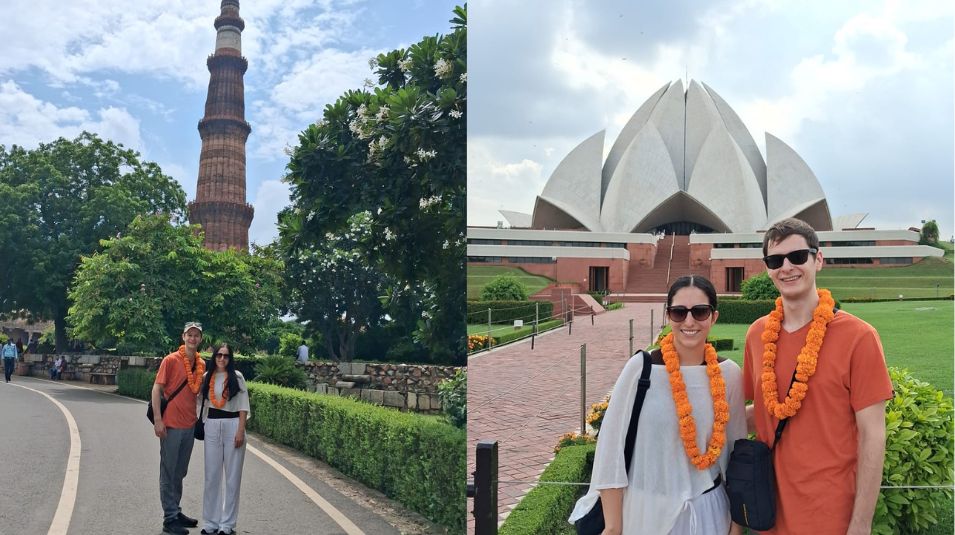 crystal-india-holidays-couple-marigold-garland-qutub-minar-lotus-temple.jpg